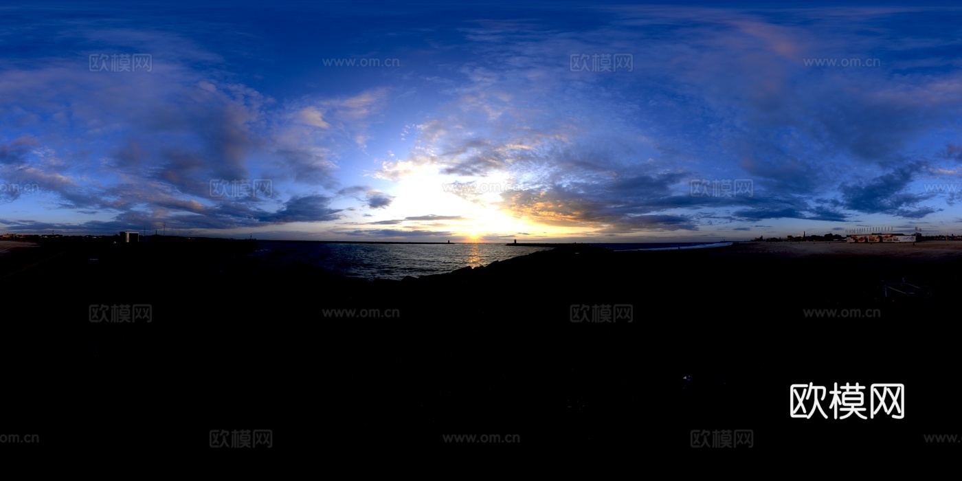 HDR 高清 黄昏天空