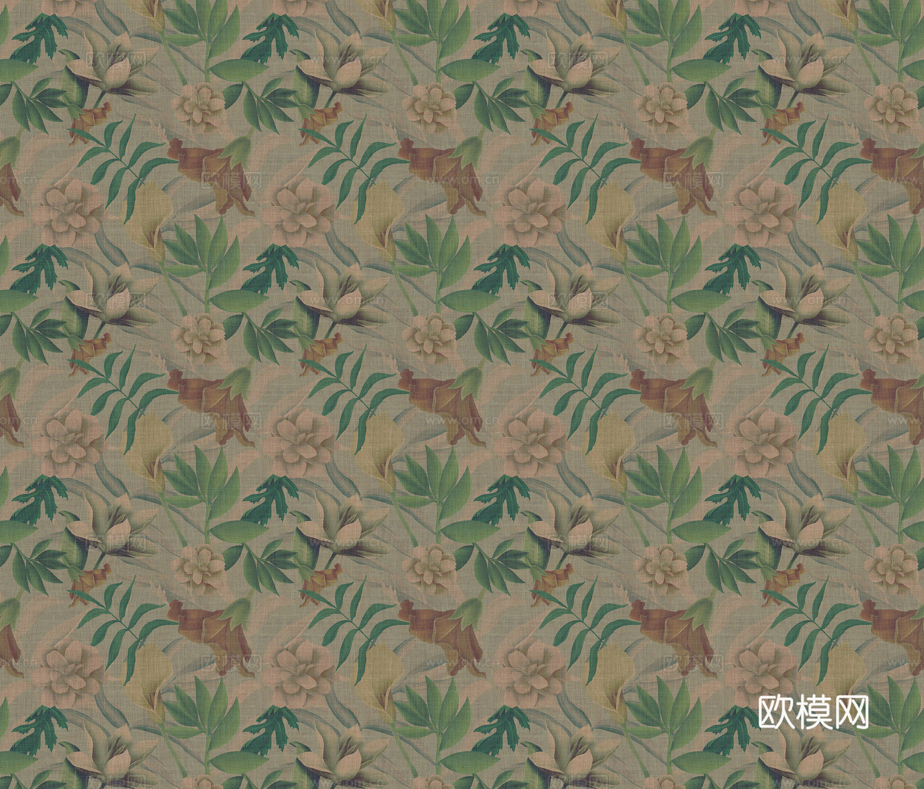 印花壁纸