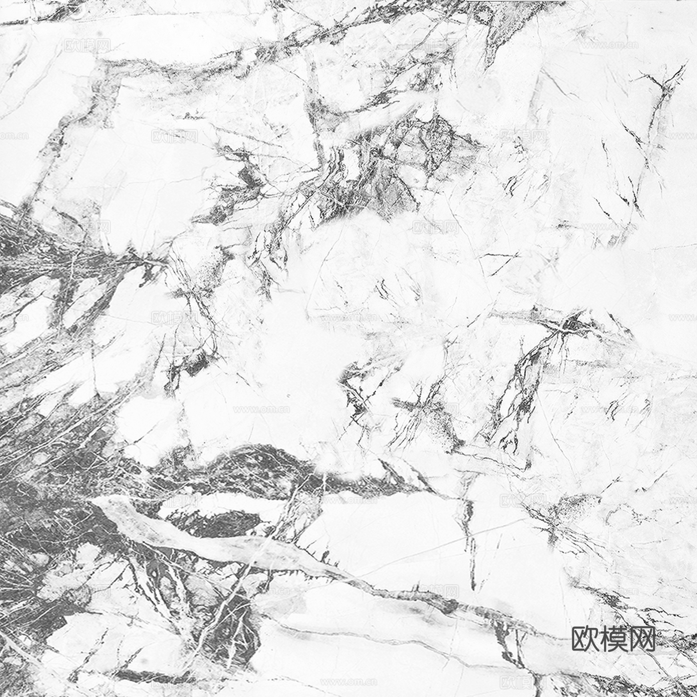 大理石 黑白纹理 爵士白