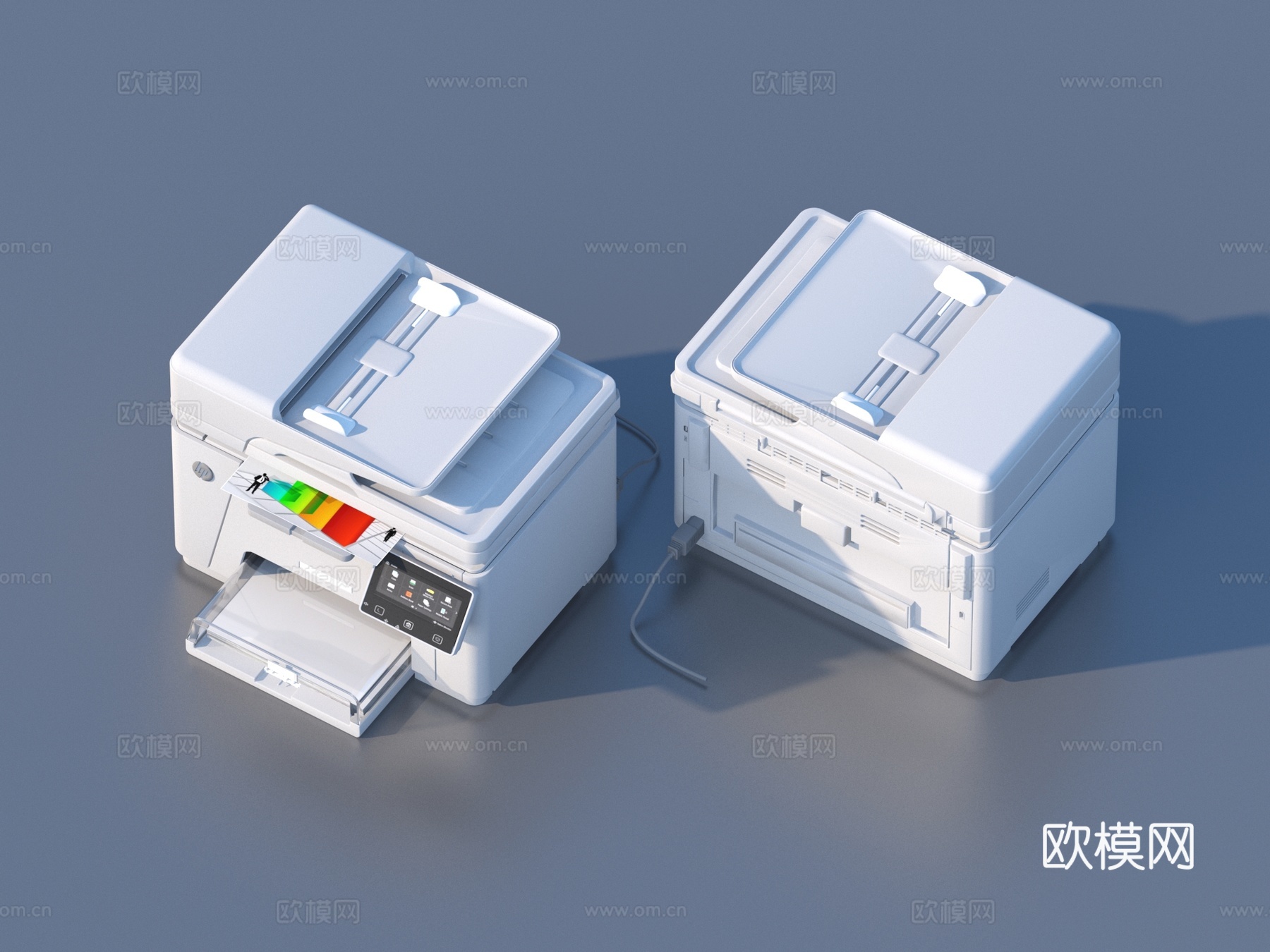 打印机 复印机 办公用品3d模型