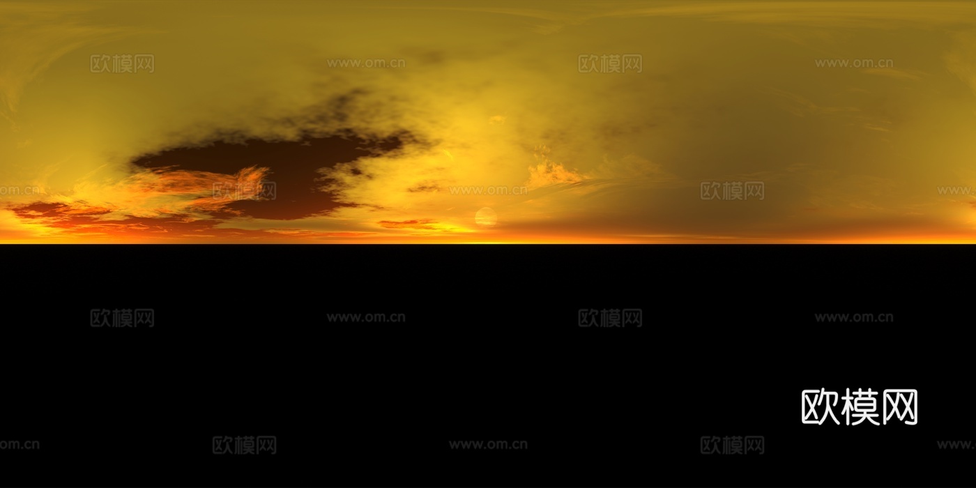 HDR 高清 黄昏天空