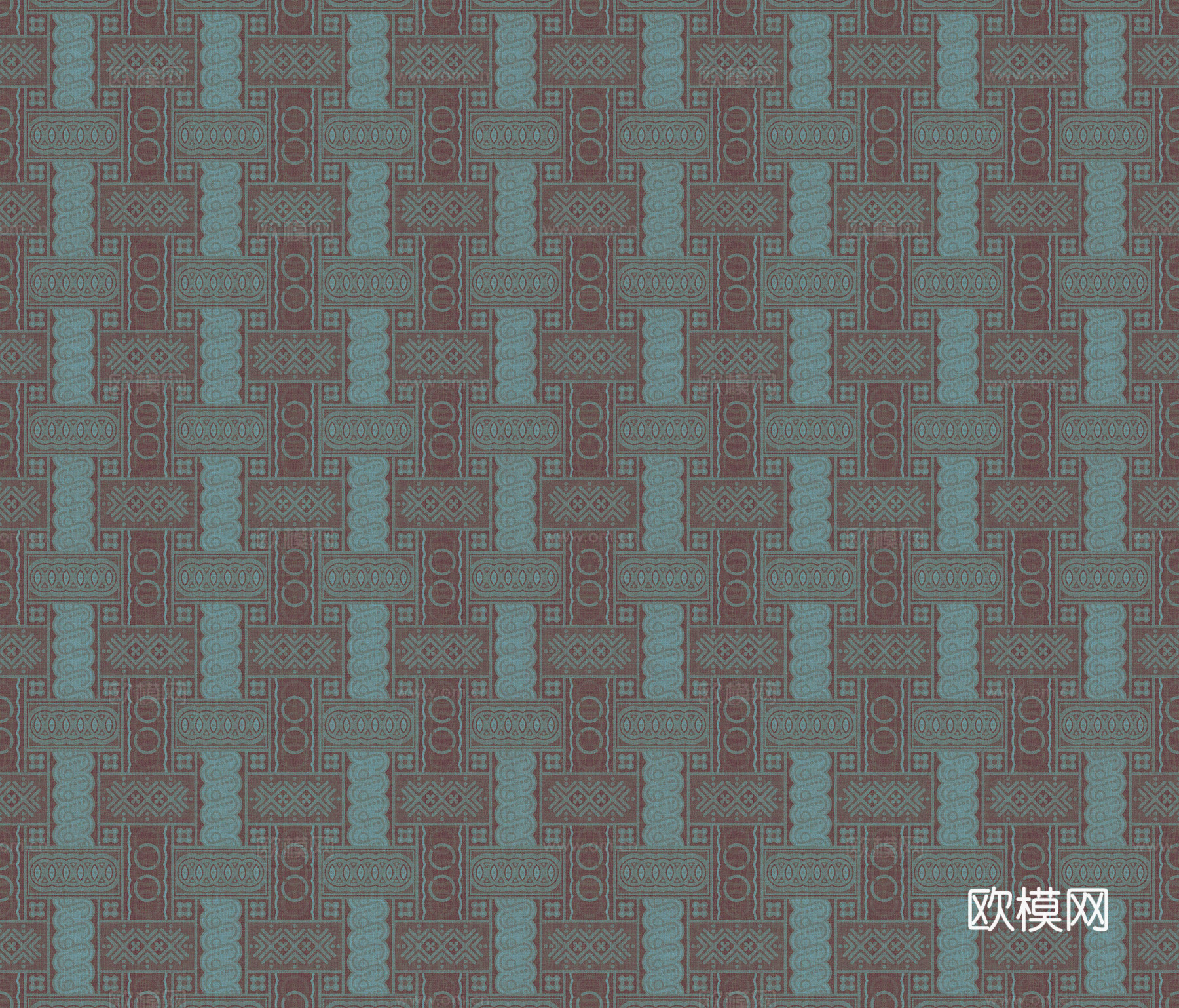 蓝色几何壁纸