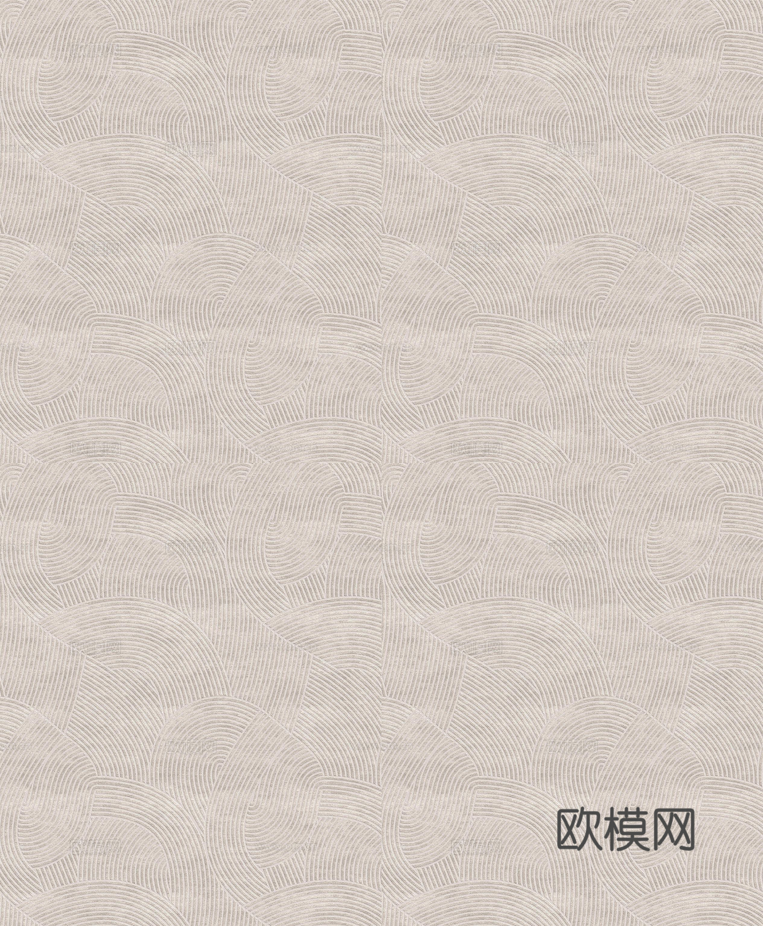 无缝米黄中式条纹地毯 几何地毯