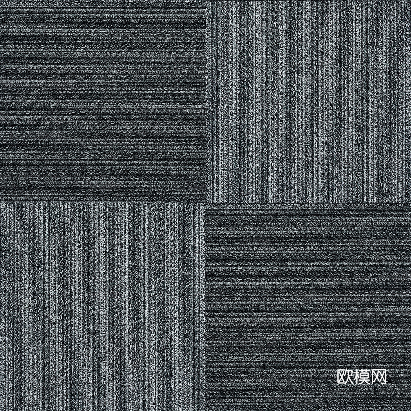 无缝灰色拼块地毯