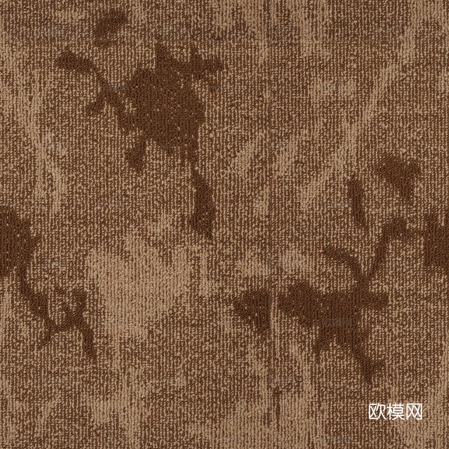 无缝咖色轻奢酒店办公地毯 咖色绒毛地毯