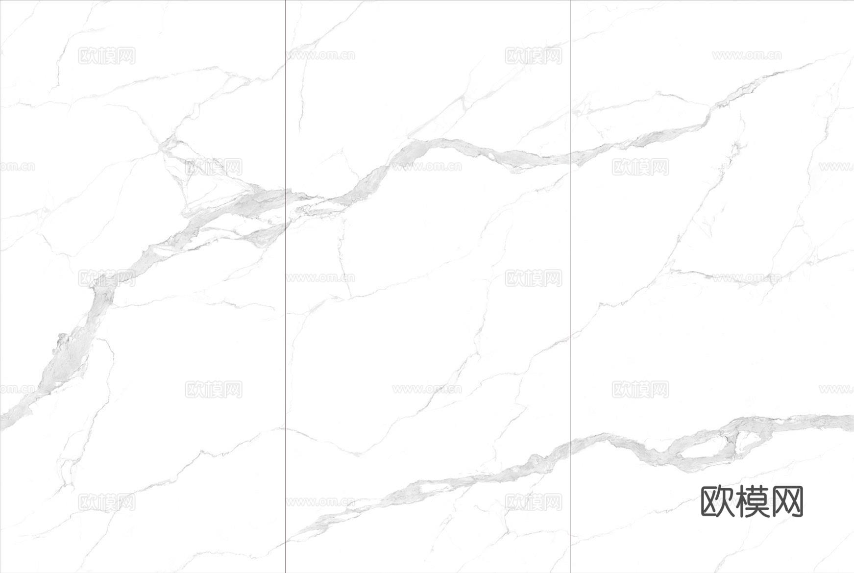 鱼肚白连纹大理石岩板贴图