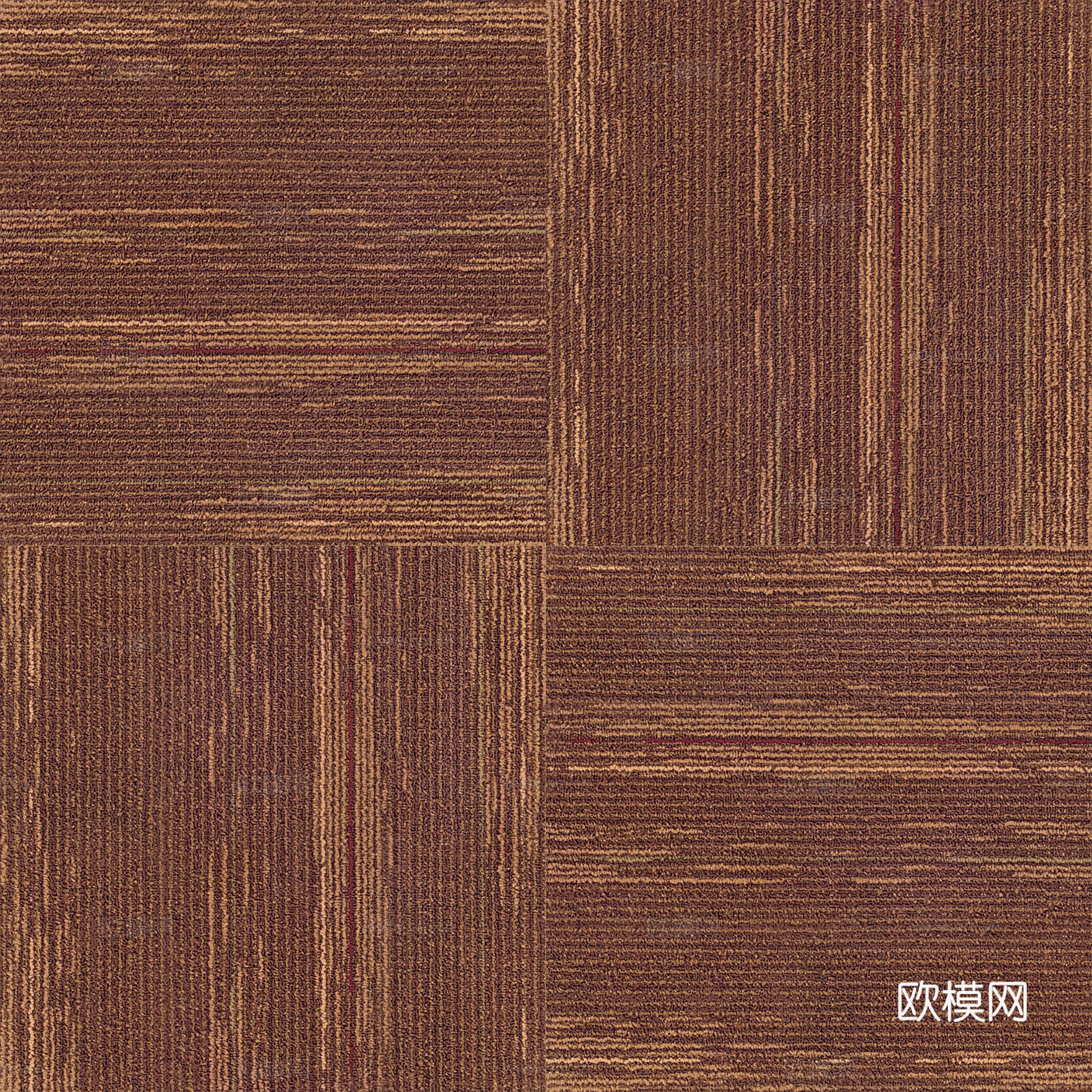 无缝棕色拼块条纹地毯  办公地毯