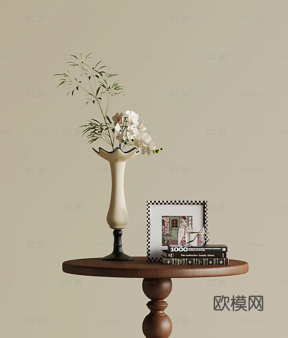 法式花瓶免费su模型