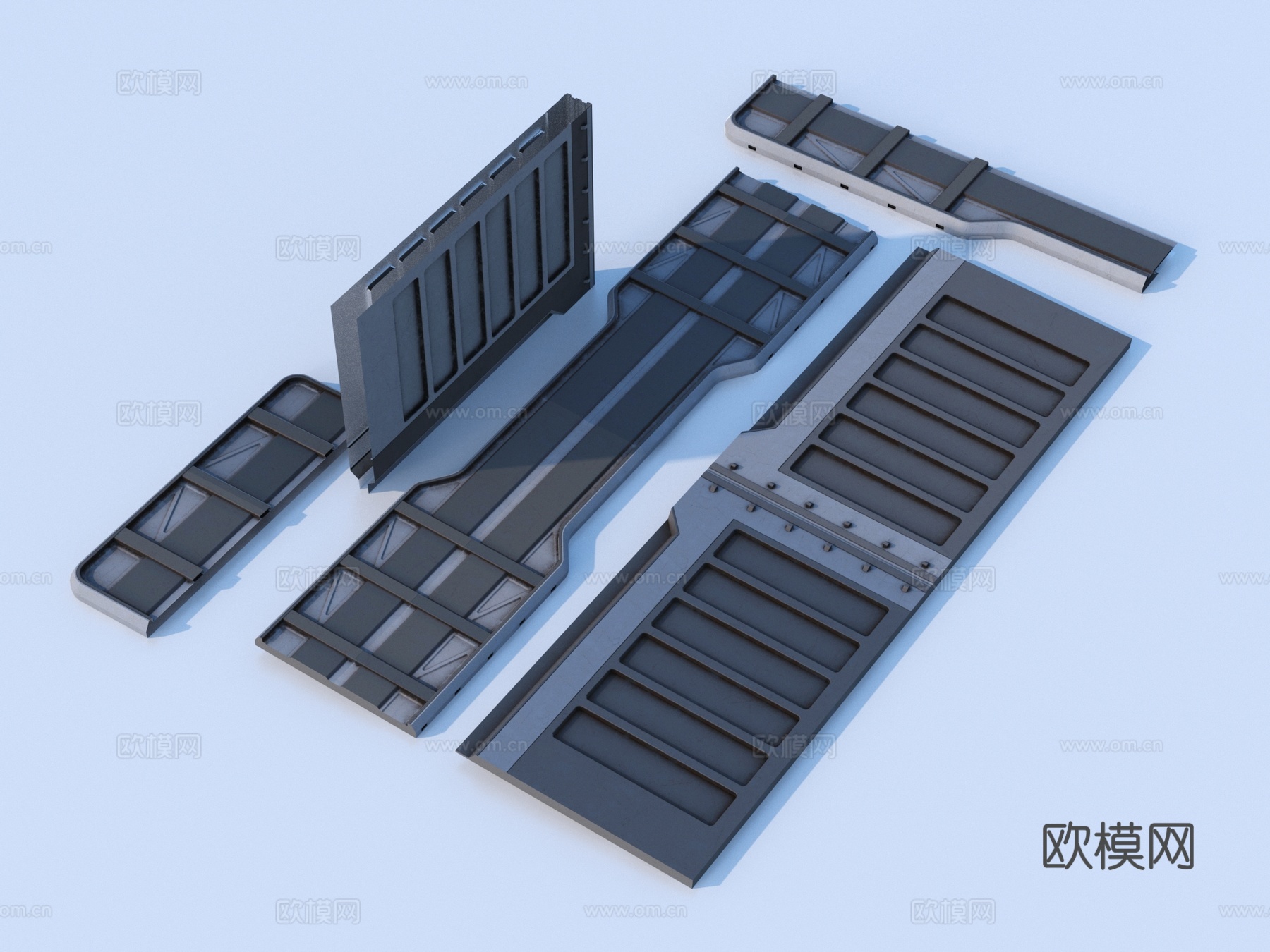 五金件 机械零件 船舱组件3d模型