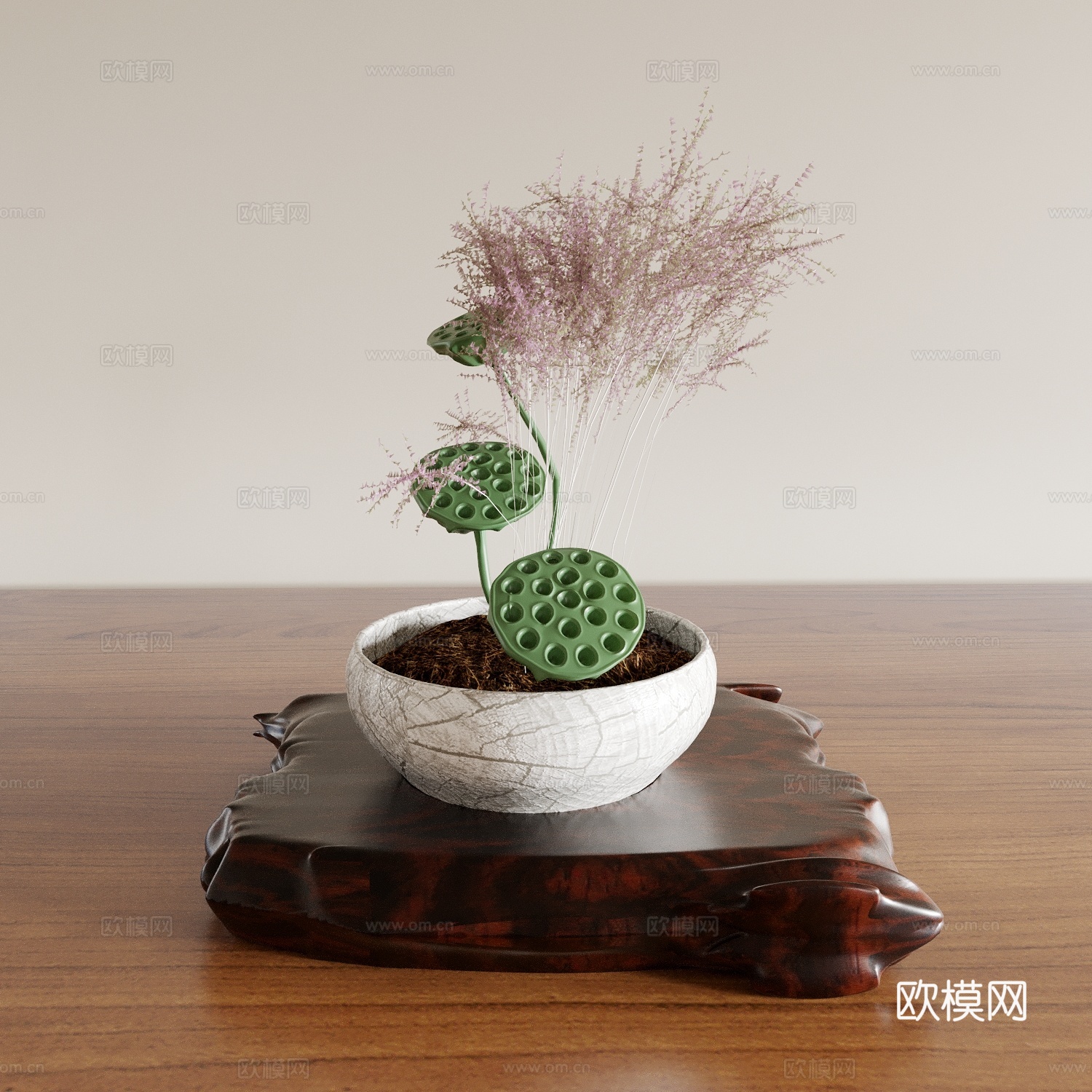 花瓶 花艺 花卉 插花 绿植 盆景 盆栽 室内绿植 植物摆件3d模型