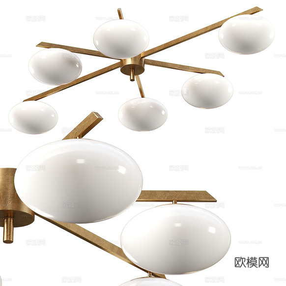 吊灯3d模型下载