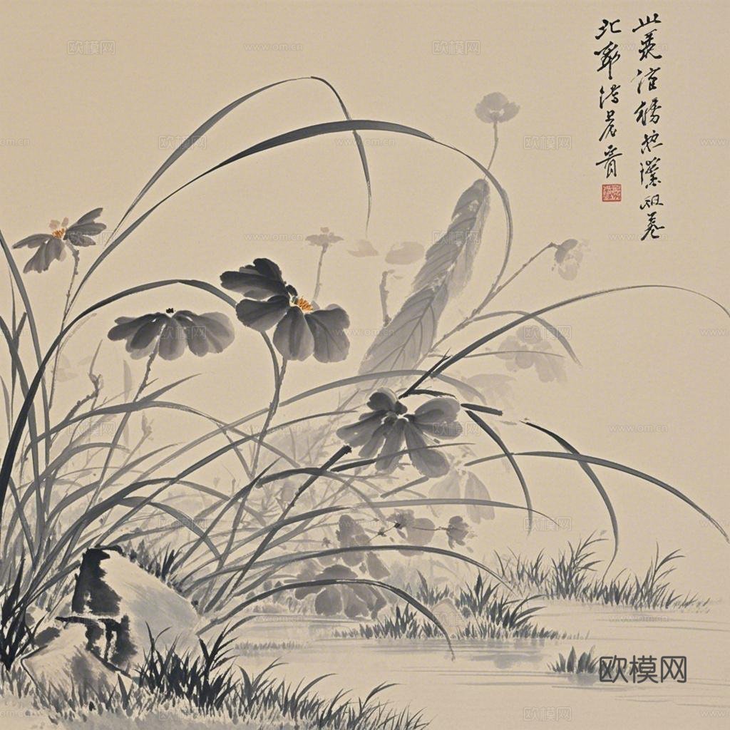 水墨画