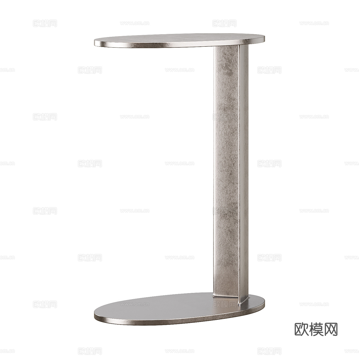 现代意式金属边几3d模型