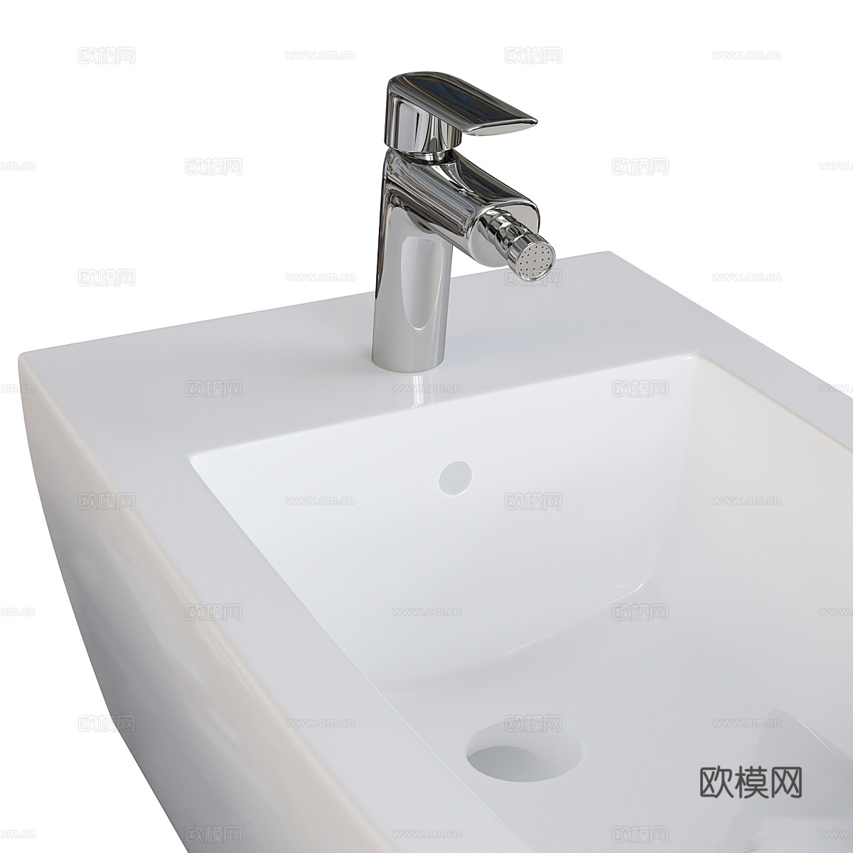 马桶 坐浴盆3d模型