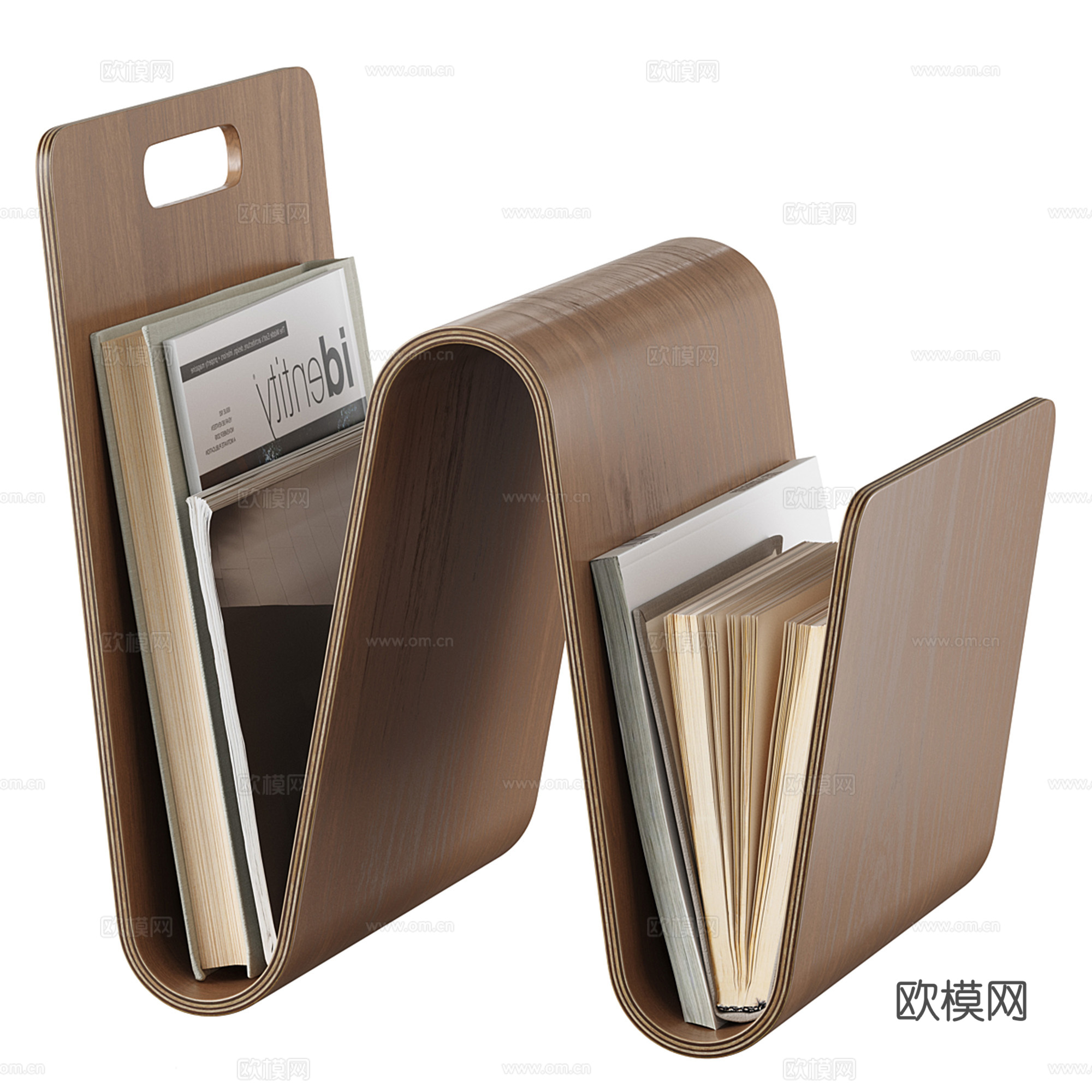 杂志书籍桌面摆件su模型