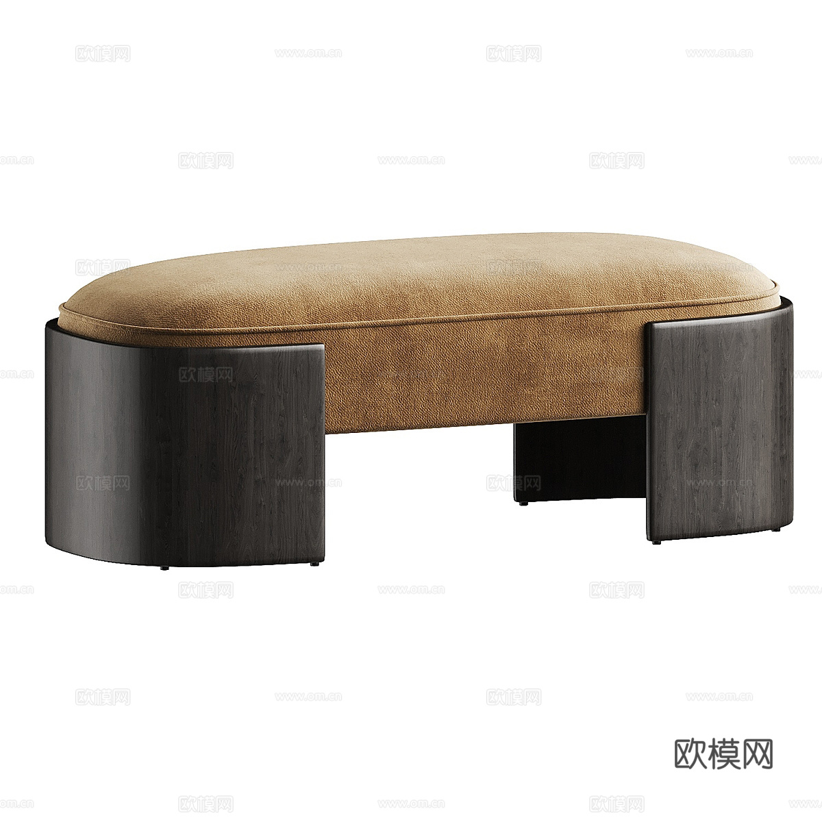 现代意式 Ed Long 长凳3d模型