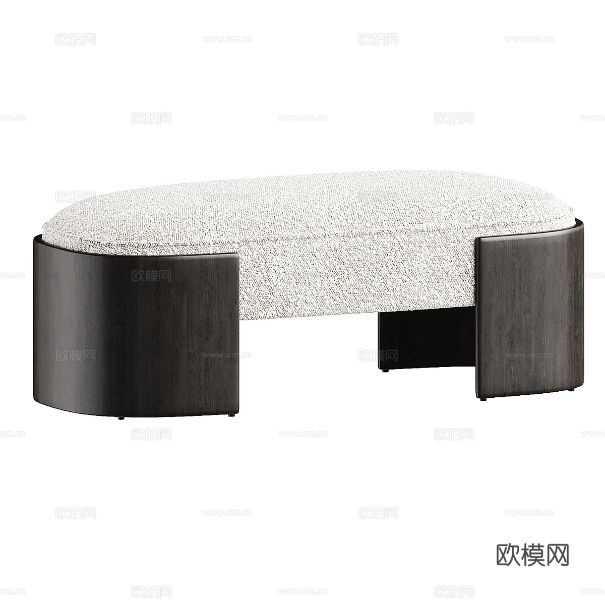 现代意式 Ed Long 长凳3d模型