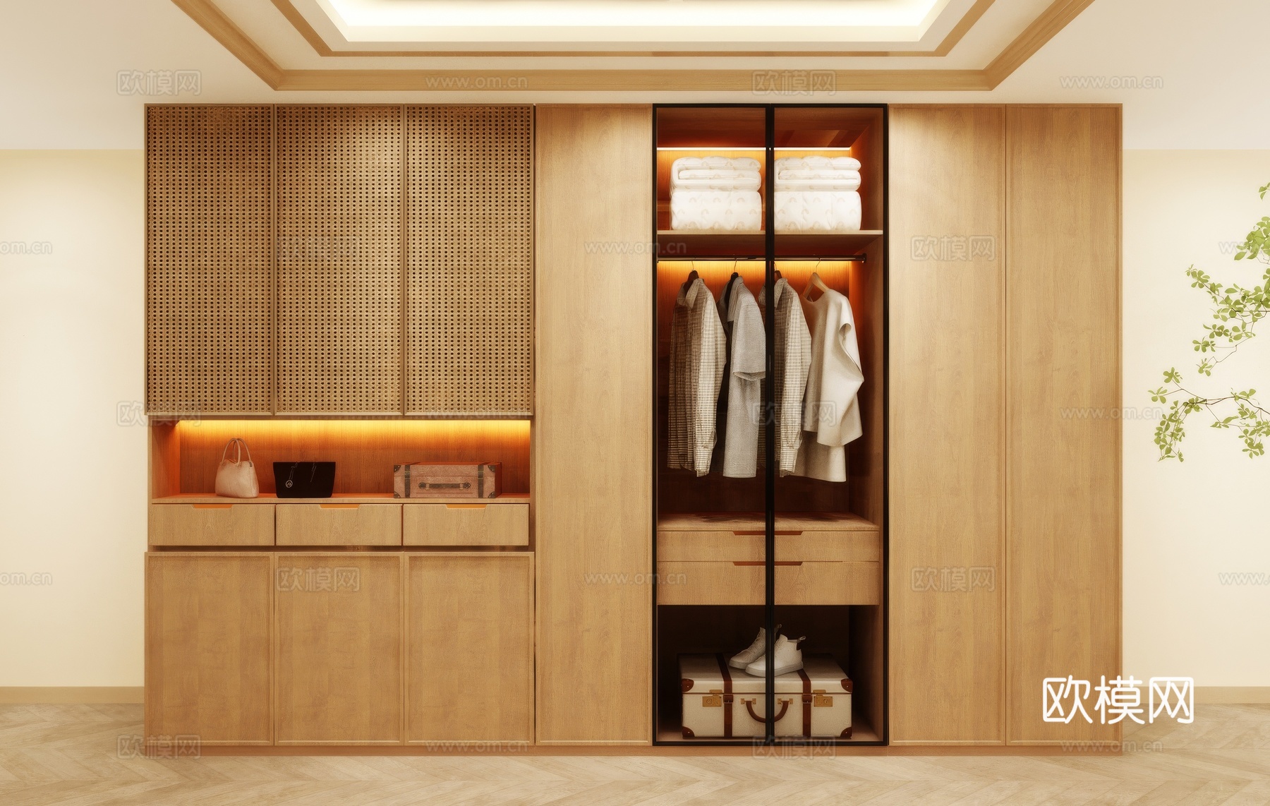 衣柜设计 衣柜效果图 衣柜 衣帽柜设计 衣帽柜3d模型下载