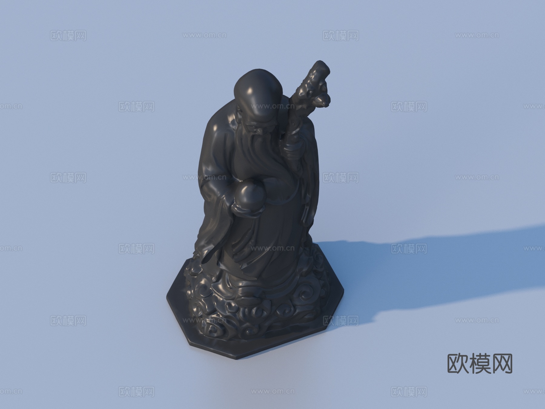雕像 名人雕塑3d模型