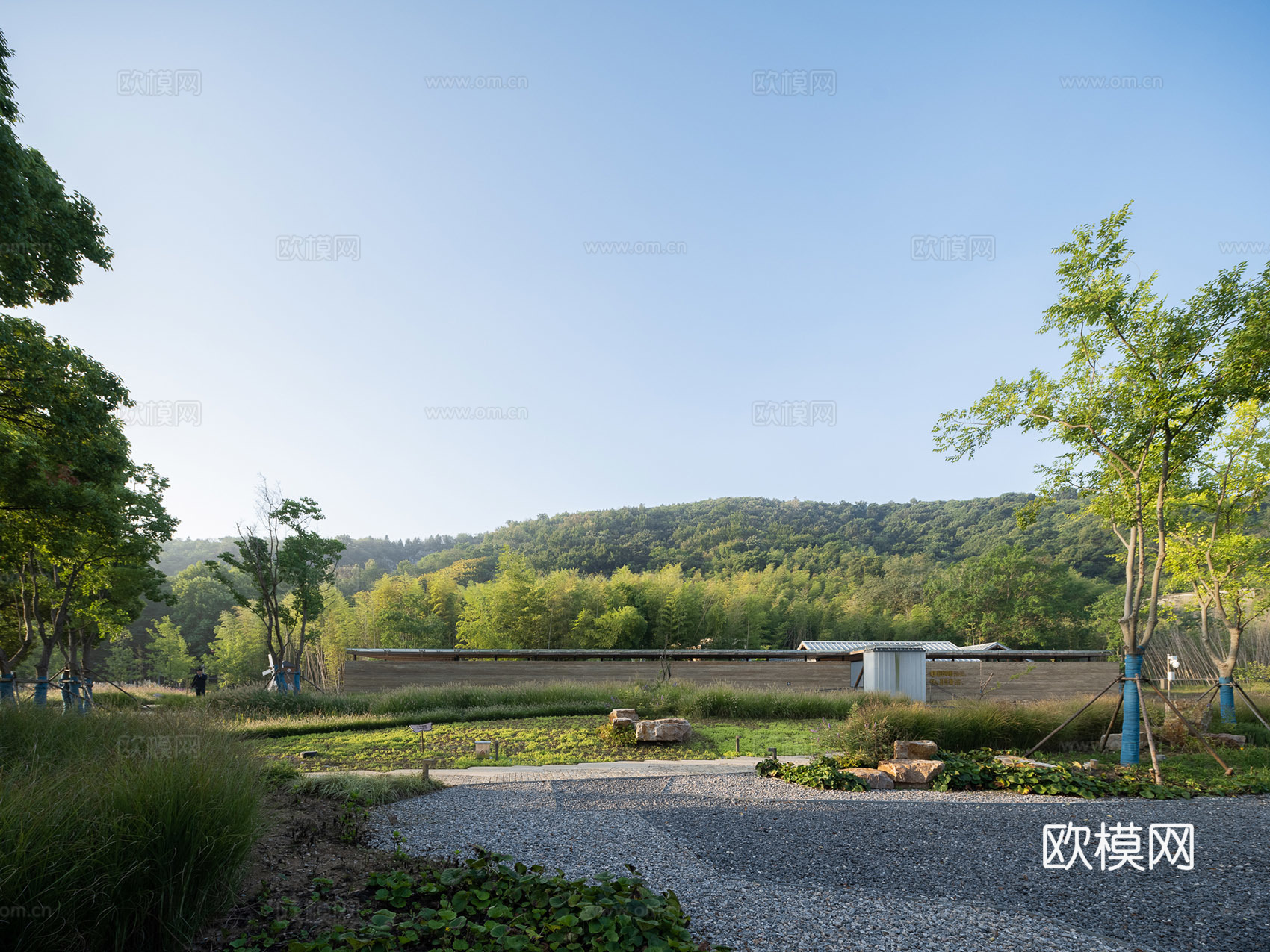 漂亮外景贴图 环境贴图 小区贴图 城镇贴图下载