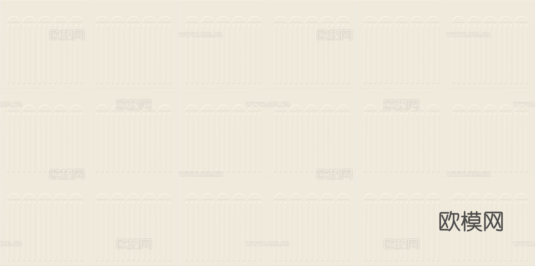 法式轻奢护墙浅黄