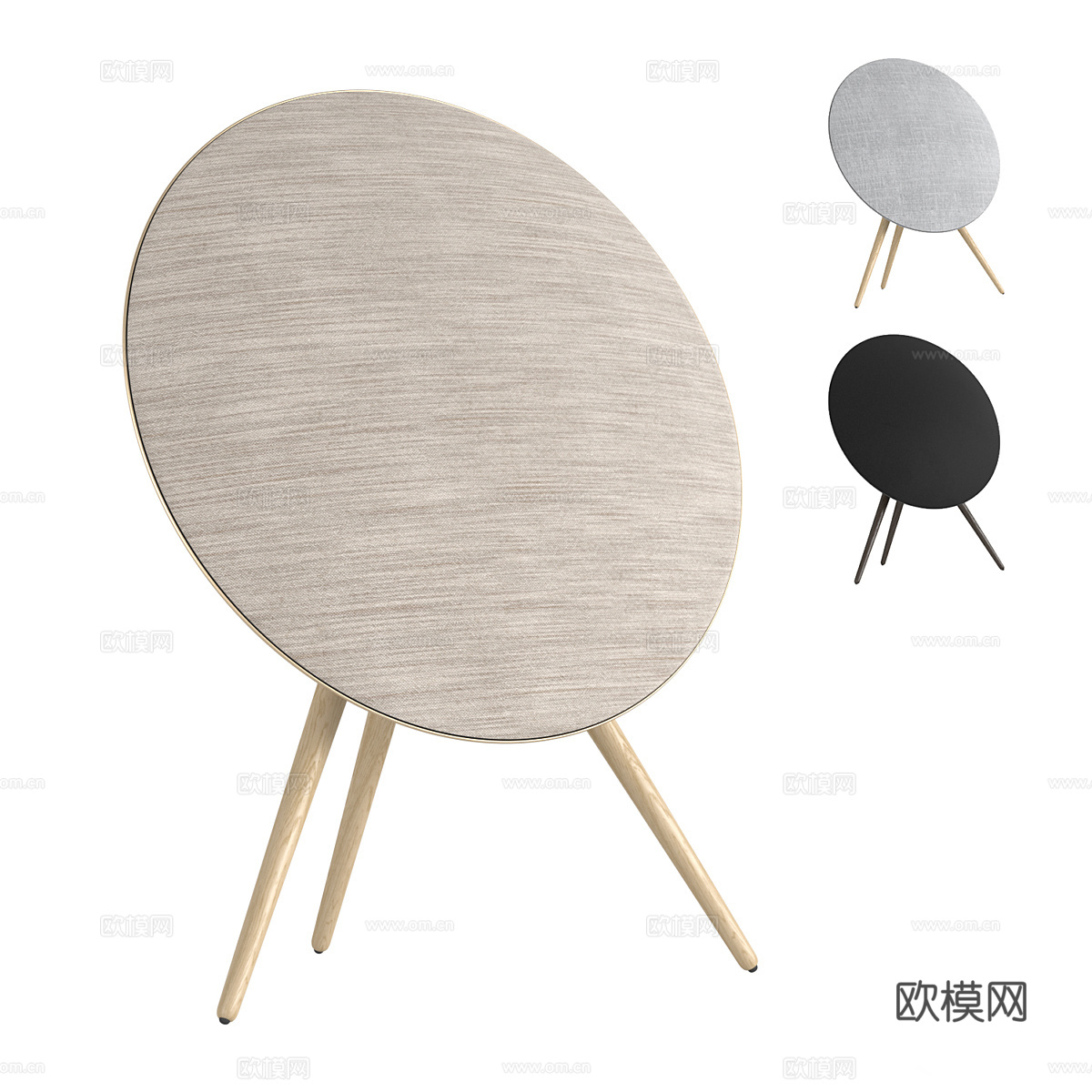 现代 Bang&amp;Olufsen Beosound A9扬声器3d模型