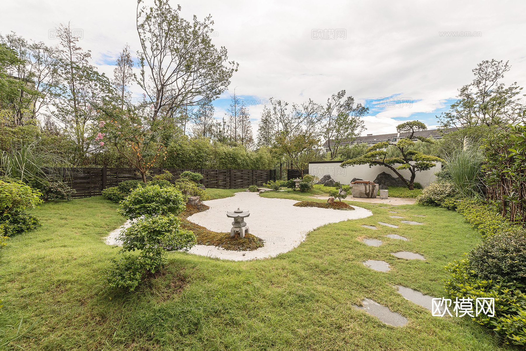 漂亮外景贴图 环境贴图 小区贴图 城镇贴图下载