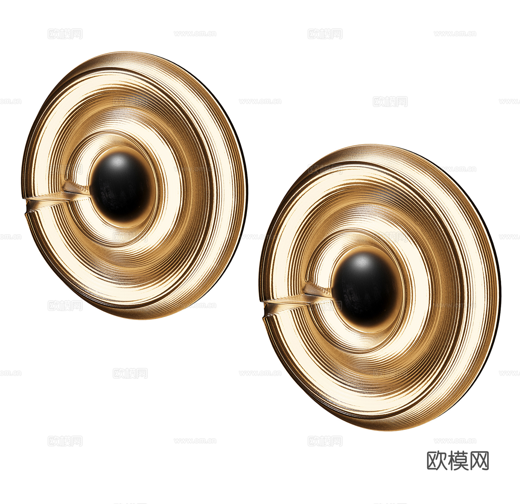 现代轻奢壁灯su模型