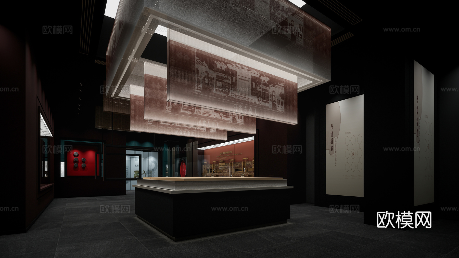 现代博物馆su模型