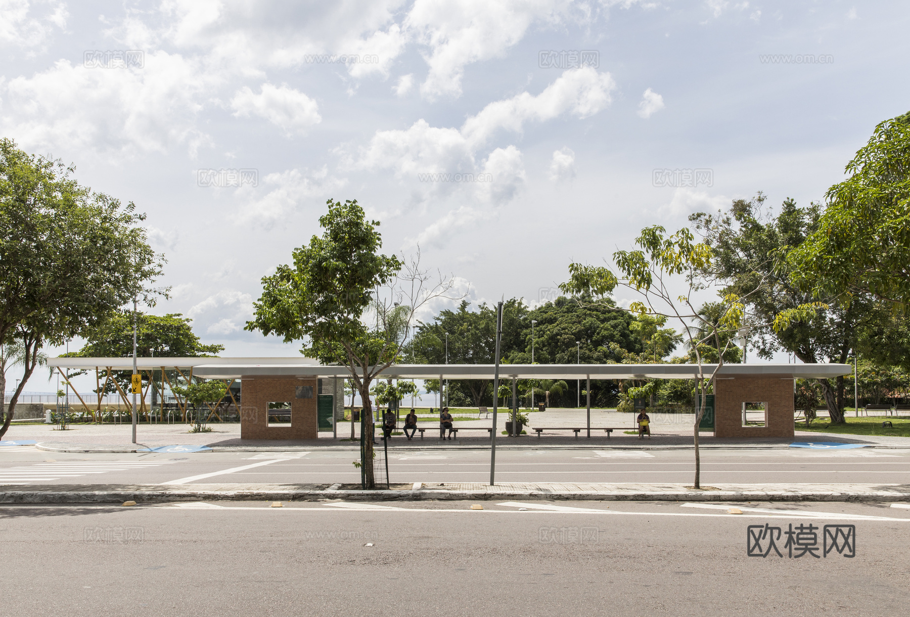 漂亮外景贴图 环境贴图 小区贴图 城镇贴图下载