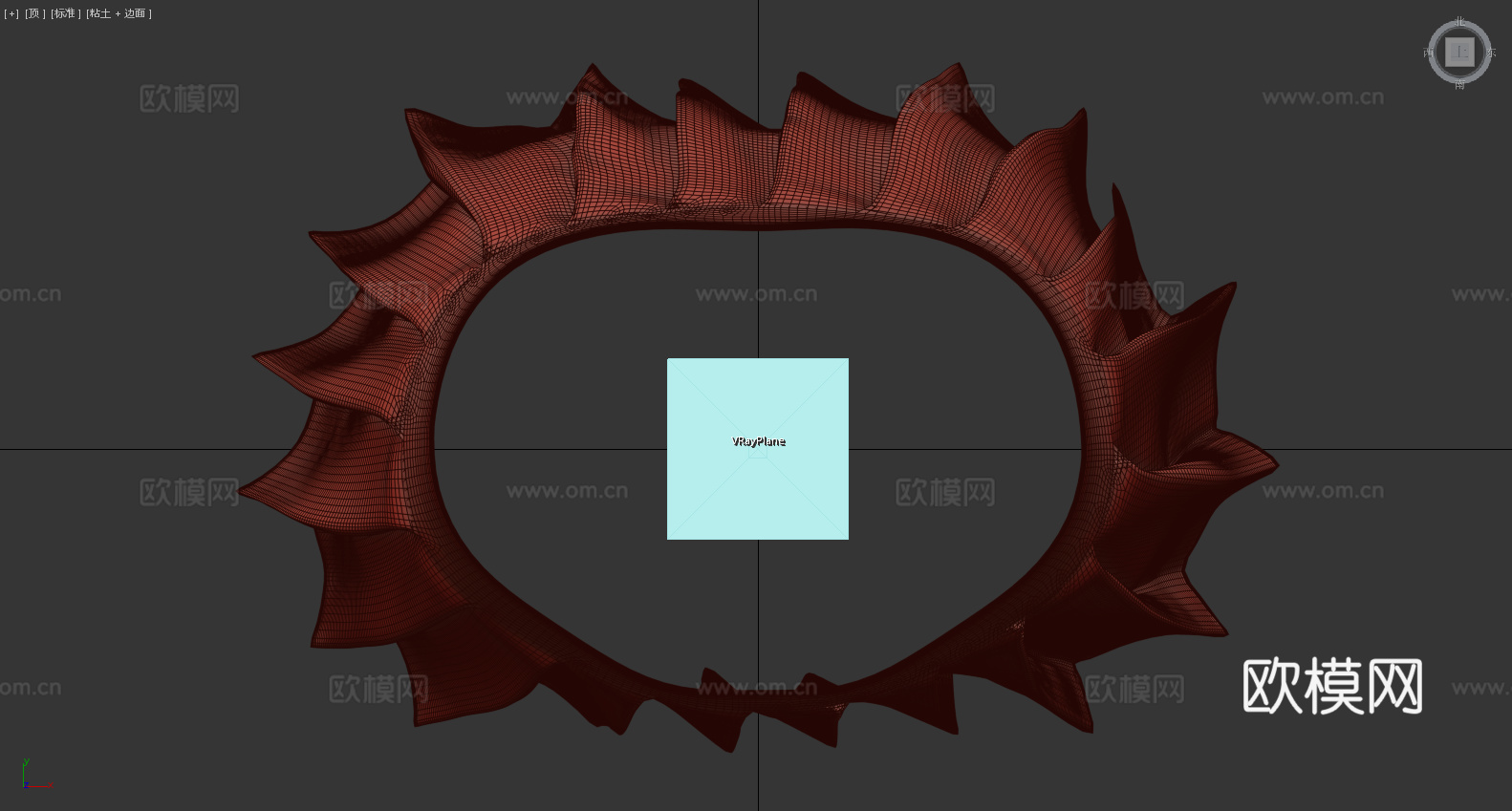格子裙 裙子3d模型