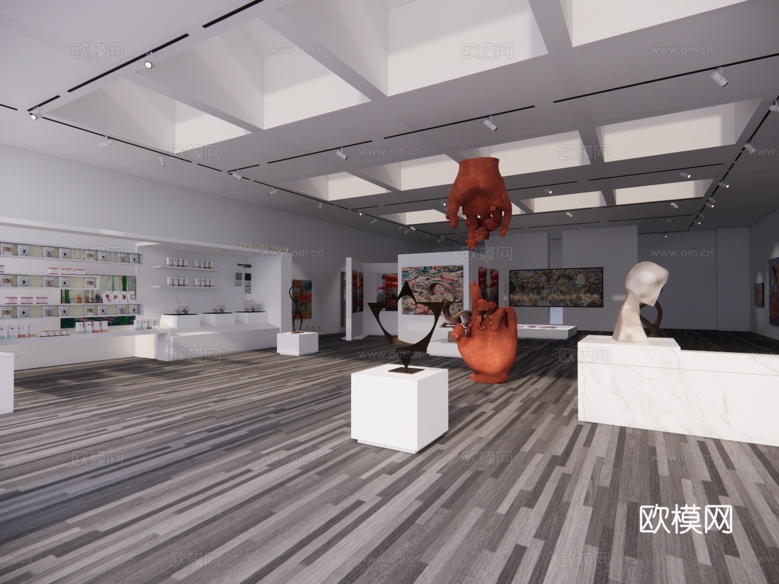 专项设计展厅文化展厅su模型
