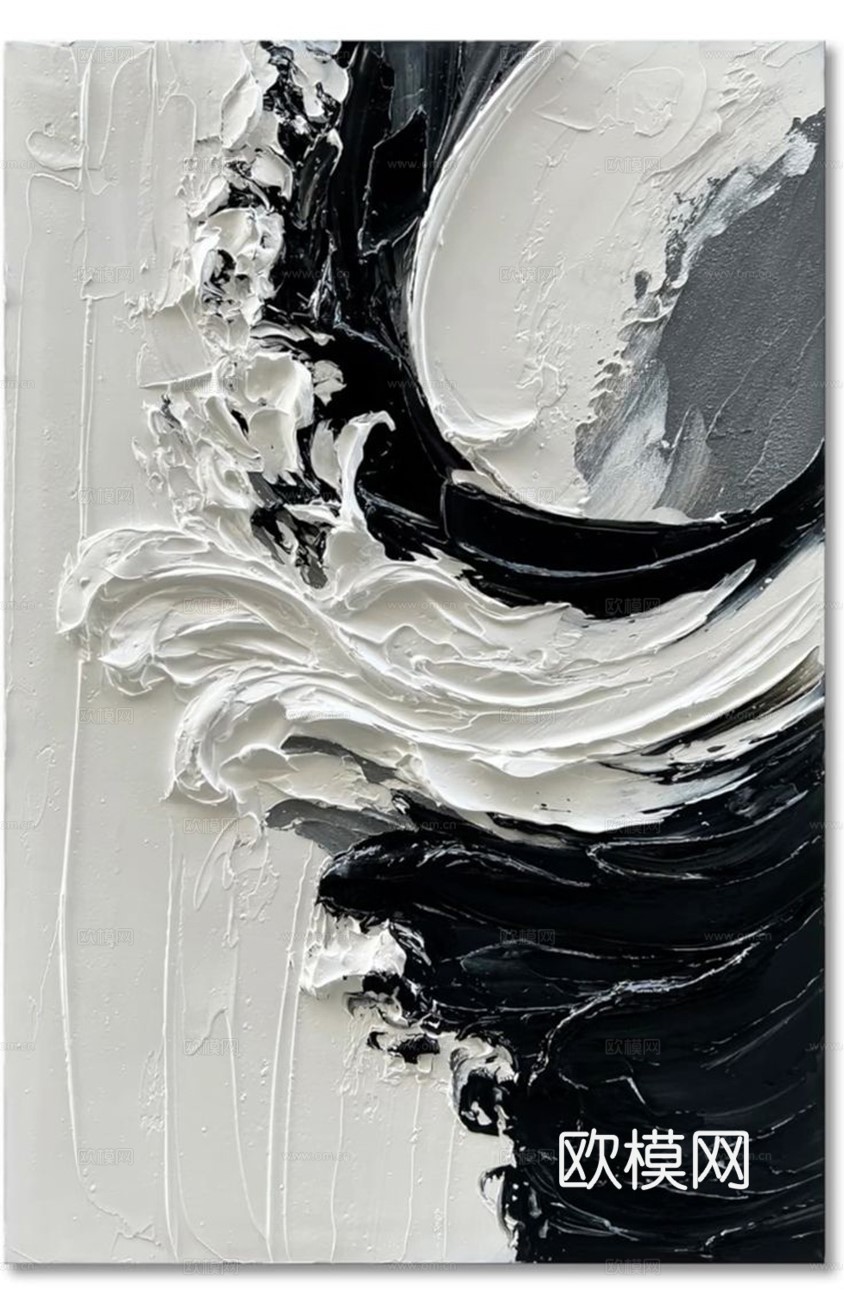 线条挂画 艺术画  抽象画  肌理挂画  现代装饰挂画