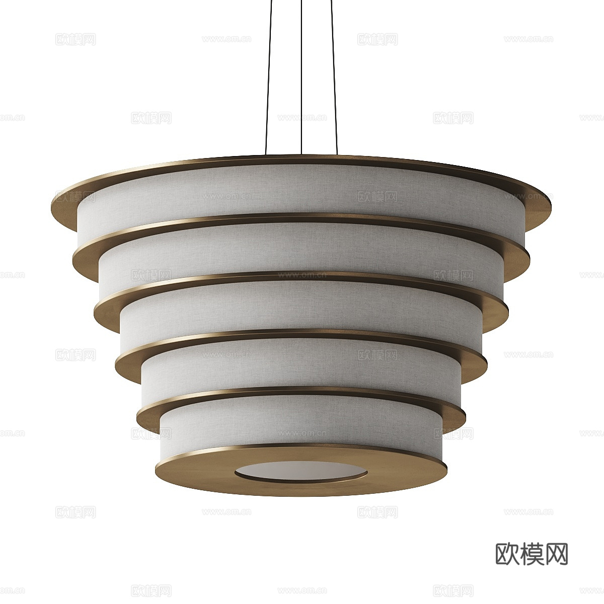 新中式轻奢 CPRN Homood 多层吊灯3d模型