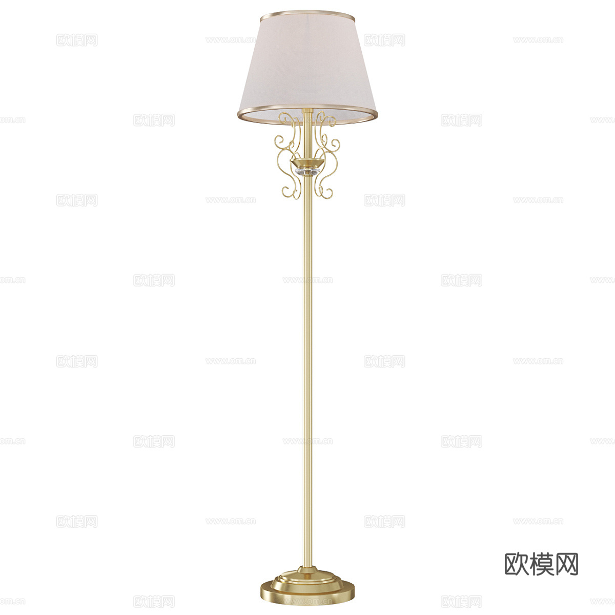 美式 Driana 落地灯3d模型