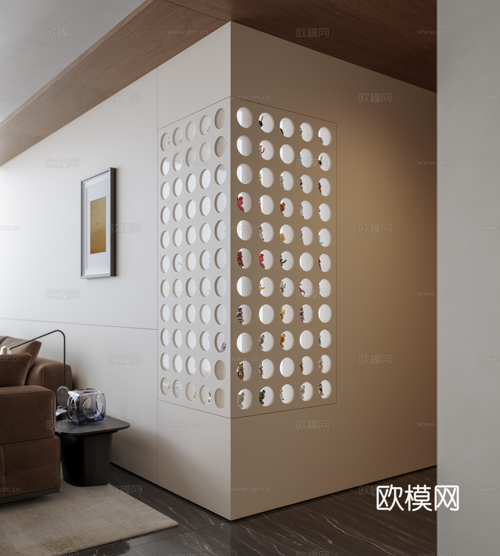 手办柜 手办展示柜 玩偶柜 盲盒柜 乐高柜 积木柜 潮玩展柜3d模型