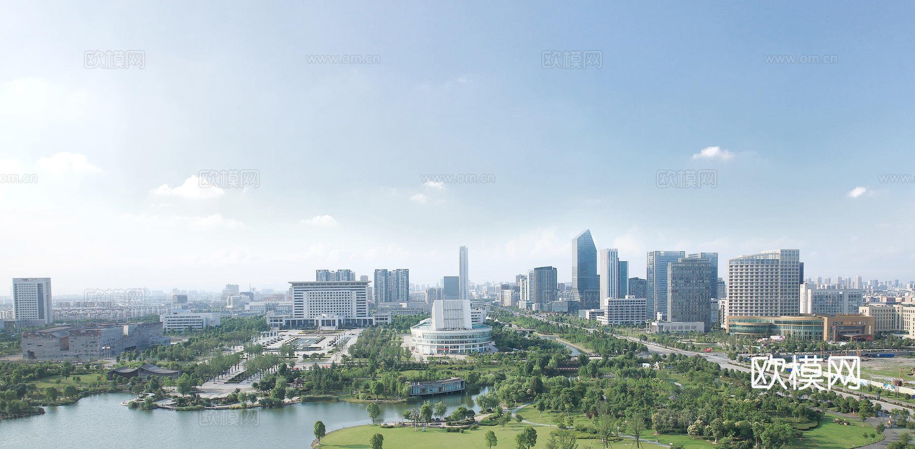 漂亮外景贴图 环境贴图 小区贴图 城镇贴图下载