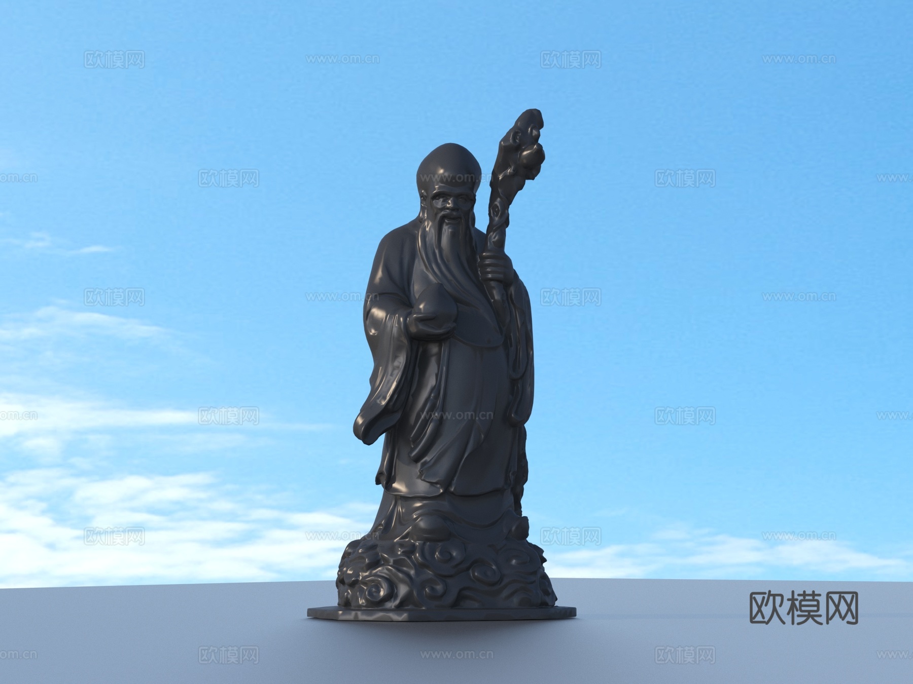 雕像 名人雕塑3d模型