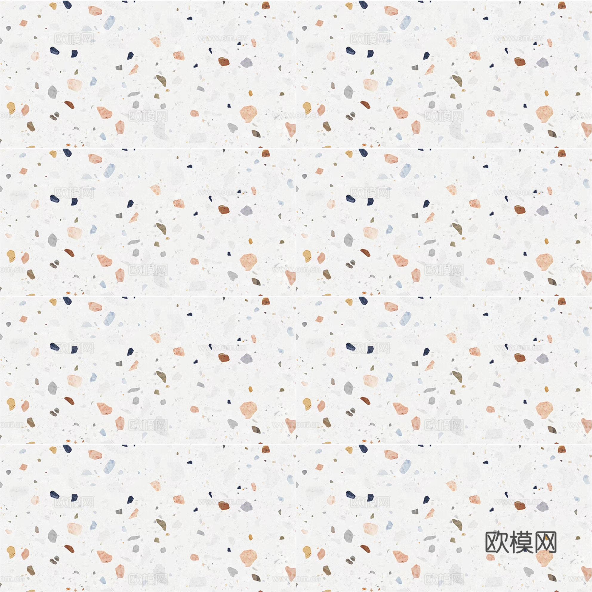 现代 水磨石