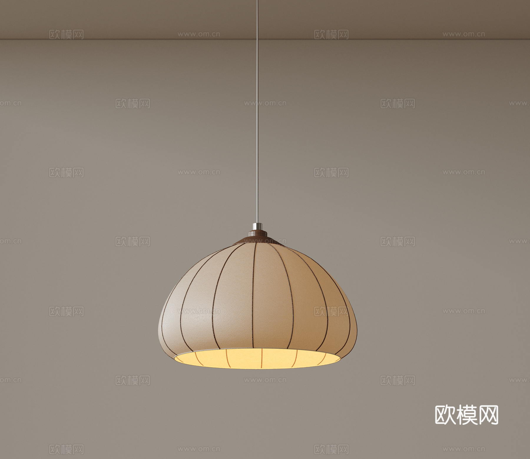 现代中古风吊灯 极简小吊灯 北欧简约吊灯 卧室床头吊灯 单头3d模型