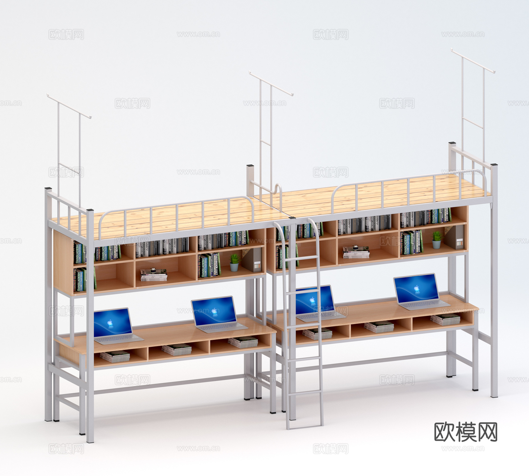 宿舍床3d模型