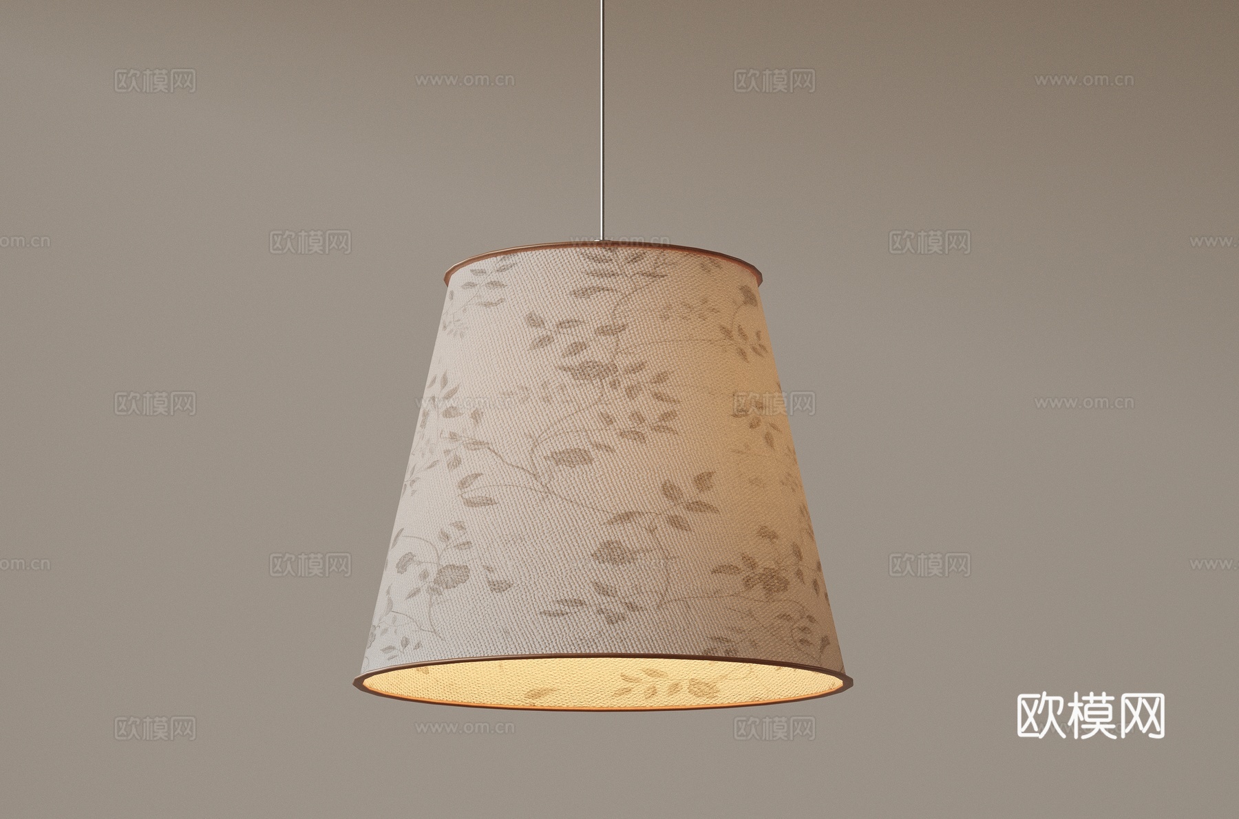 现代中古风吊灯 极简小吊灯 北欧简约吊灯 卧室床头吊灯 单头3d模型