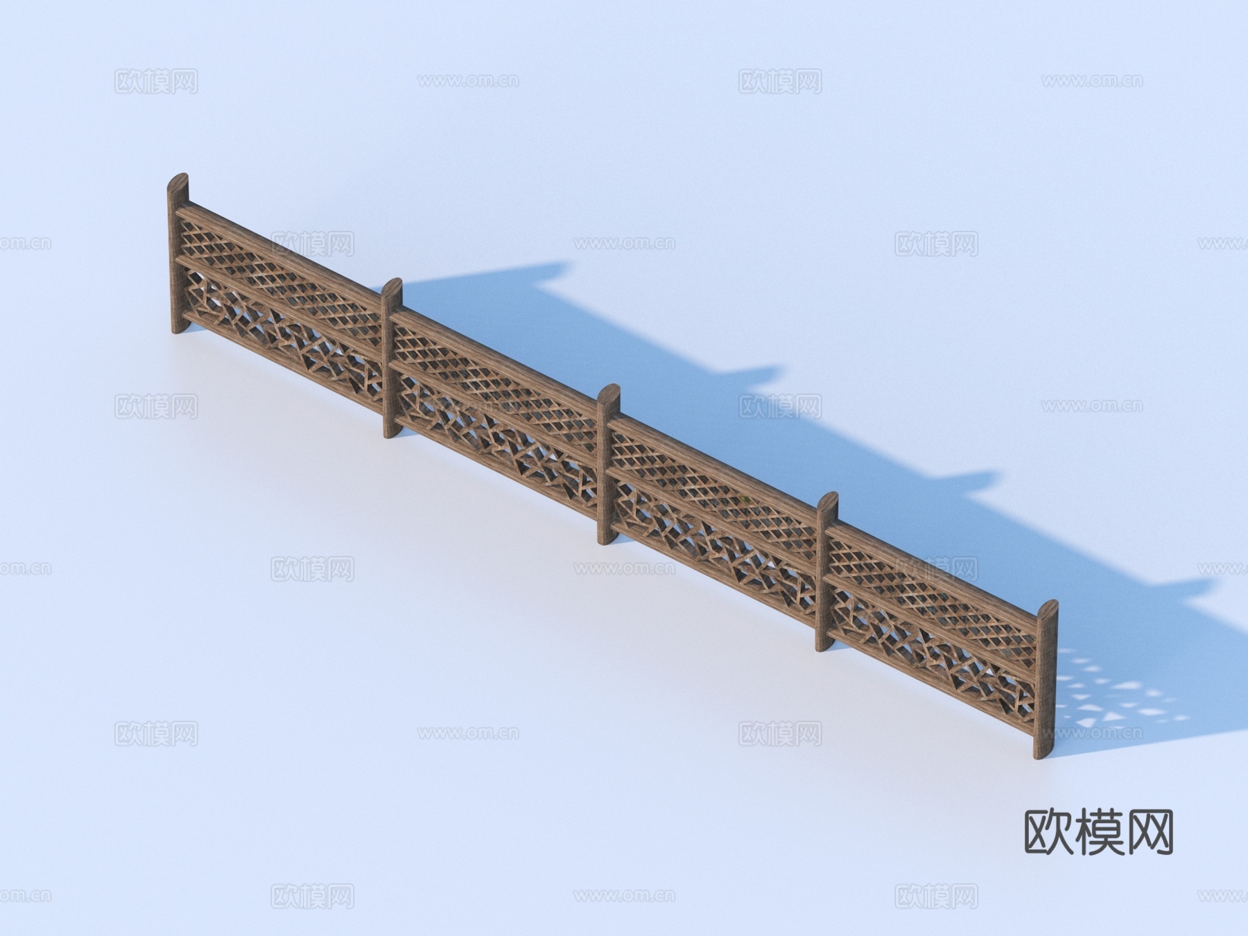 围栏 护栏 栏杆3d模型