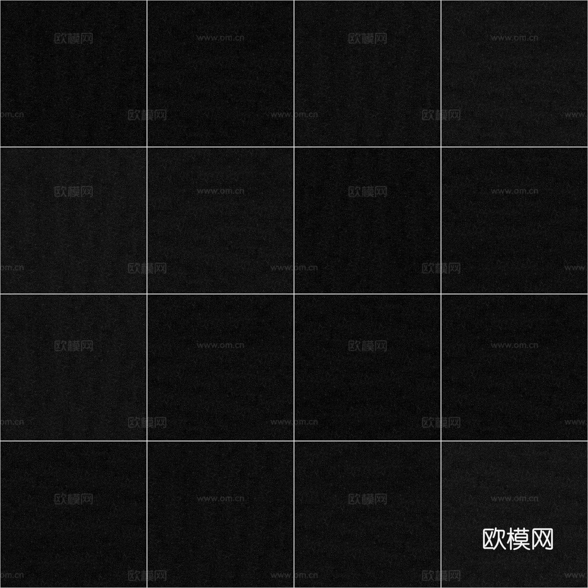 现代新中式黑色水磨石格子瓷砖高清无缝
