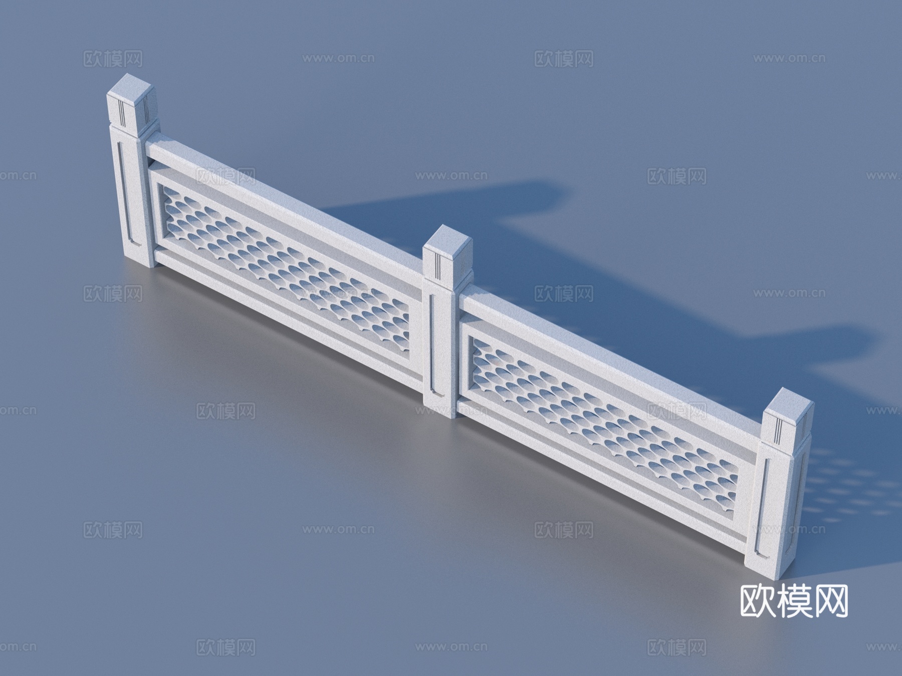 围栏 护栏 栏杆3d模型