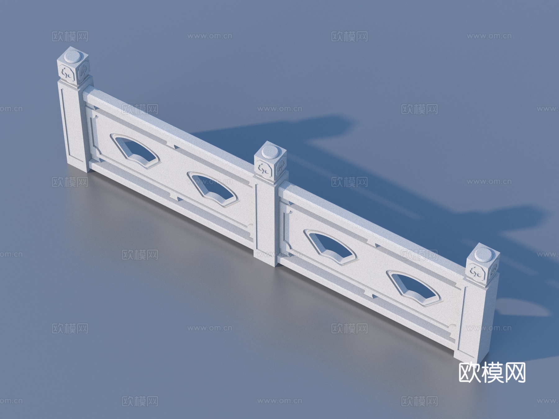 围栏 护栏 栏杆3d模型