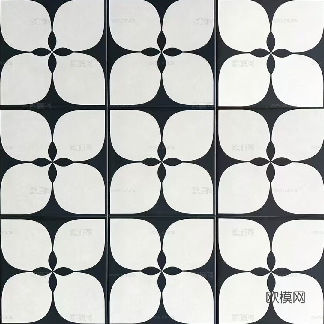 复古风小花砖