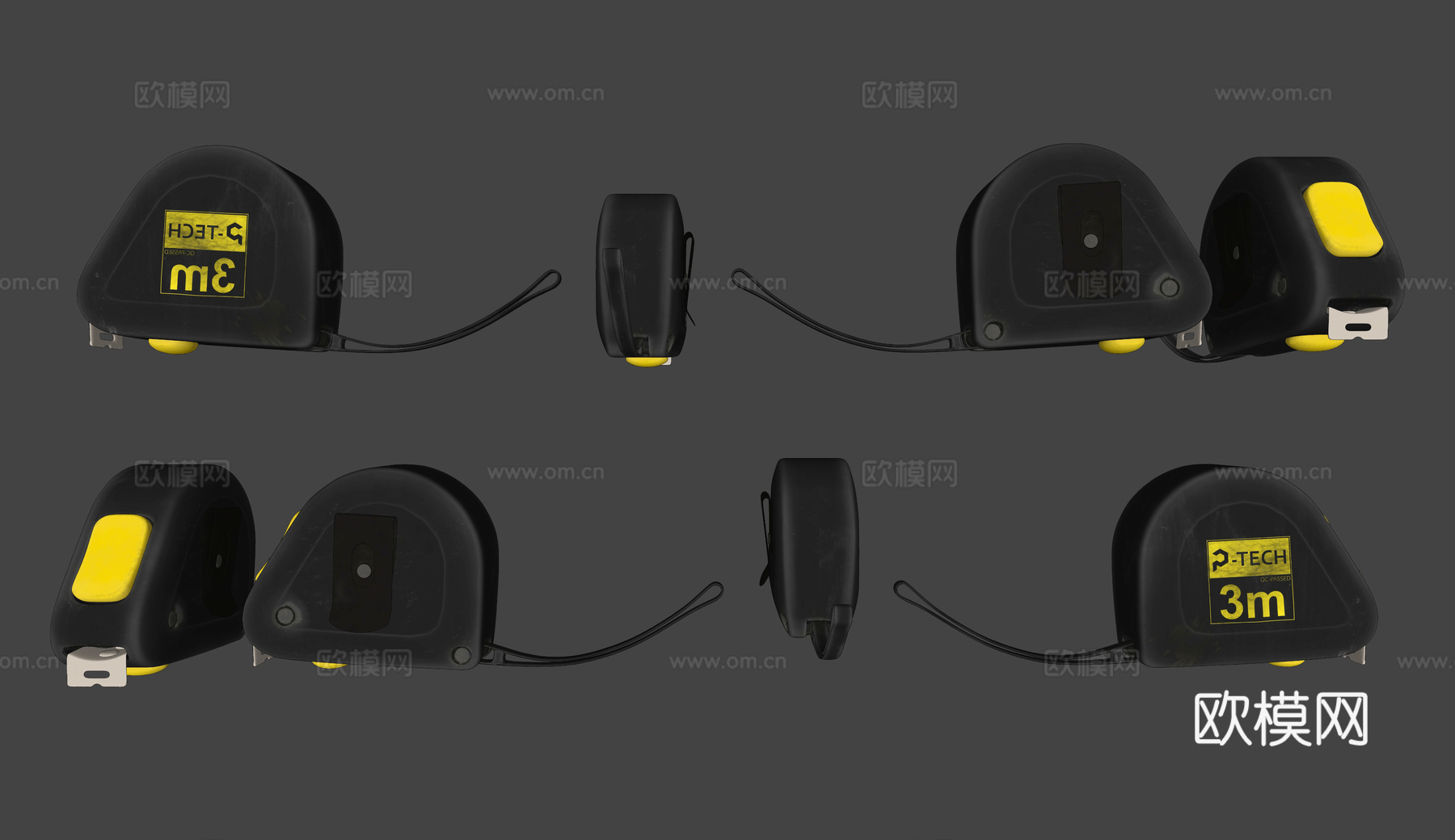 复古工具卷尺 老式卷尺 复古老旧卷尺 工具五金 测量尺寸工具su模型