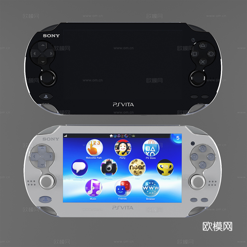 ps vita PSV游戏机3d模型