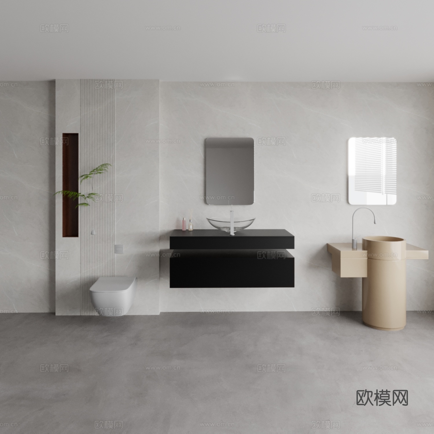 卫浴组合3d模型